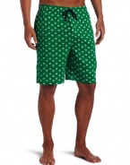 Nautica Men's Knit Allover Golf Printed Sleep Short