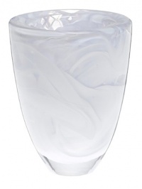 Kosta Boda Atoll Vase, White Kosta Boda Atoll Vase, White