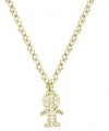 Meira T 14K Yellow Gold & Diamonds Boy Charm Necklace