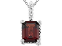 Genuine Garnet Pendant by Effy Collection® LIFETIME WARRANTY