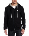 Champion Men's Champion Eco Fleece Full Zip Hoodie, Black, Medium