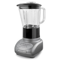 KitchenAid KSB565SM 5-Speed Blender with 48-Ounce Glass Jar, Silver Metallic KitchenAid KSB565SM 5-Speed Blender with 48-Ounce Glass Jar, Silver Metallic