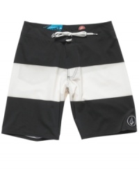 Snag legit surf and skate style with these striped board shorts from Volcom. Snag legit surf and skate style with these striped board shorts from Volcom.