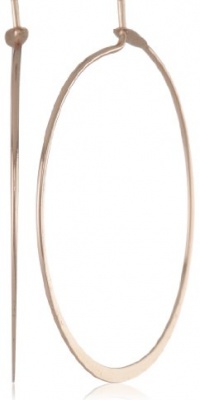 Nine West Brass Hoops Rose Gold-Tone Medium Hoop Earrings Nine West Brass Hoops Rose Gold-Tone Medium Hoop Earrings