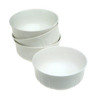 Mikasa Antique White 6-Inch Cereal Bowls, Set of 4 Mikasa Antique White 6-Inch Cereal Bowls, Set of 4