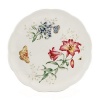 Lenox Butterfly Meadow Bone Porcelain Fritillary Dinner Plate