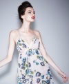 A bold floral print makes a pretty spring statement on this Alberta Ferretti for Impulse top!