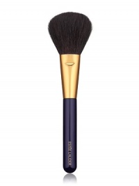 For all-over face application and blending. Special shape lightly sweeps over contours and angles for a sheer, flawless finish. Perfect for any loose, pressed, shimmer or bronzer powder. Apply powder in a downward sweeping motion and blend. All Estée Lauder brushes are composed of the finest quality materials and are designed to ensure the highest level of makeup artistry. 