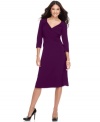 Look your best in this sexy petite B-Slim dress by Elementz. It's got a flattering shape with a built-in slimming lining for a smooth silhouette.