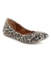 Lucky Brand's Emmie fabric flats may seem basic at first glance, but playful patterns give them panache! Our picks: the versatile leopard-print and herringbone (black and white) versions. Also available in a heather grey sweater style.