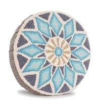 Drawing Eastern inspiration from the sun, this decorative pillow radiates style in any setting. Drawing Eastern inspiration from the sun, this decorative pillow radiates style in any setting.