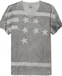 This t-shirt from Kenneth Cole New York is a modern take on classic stars-n-stripes patriotic cool. (Clearance)