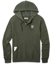 The kind of comfortable basic you want to put on now and not take off until next summer: Fleece pullover hoodie from LRG with kangaroo pocket. The kind of comfortable basic you want to put on now and not take off until next summer: Fleece pullover hoodie from LRG with kangaroo pocket.