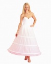 New 3 Bone Hoop Skirt Bridal Taffeta Bridal Petticoat Wedding Gown Slip (CH130DS)