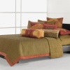 Natori SnowLion Coverlet - Olive - Queen