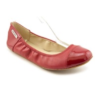 KORS Michael Kors Erin Flats Shoes Red Womens