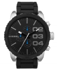 An XL chronograph watch from Diesel that brings big style with grand ambitions. An XL chronograph watch from Diesel that brings big style with grand ambitions.
