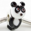 Beads Hunter Jewelry Giant Panda Murano Glass Bead Charm Fits Pandora Bracelet