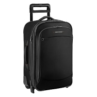 When one bag's your only option, choose this expandable Briggs & Riley carry on--ideal luggage for a 2-4 day trip. This bag is packed with features that will help you organize and move you through security with ease. A spacious main compartment enables incredible easy packing. Outsider® handle for wrinkle-free flat packing. Zip-around expansion increases packing capacity by 38%.