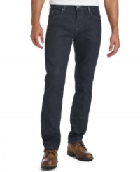 Lose a few inches. These slim-fit jeans from Levi's set your style on the straight and narrow. Lose a few inches. These slim-fit jeans from Levi's set your style on the straight and narrow.