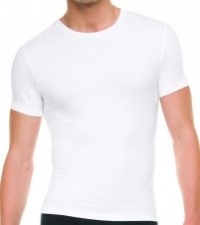 Spanx 640 - Cotton Control Crew Neck Body Skimming Shirt Spanx 640 - Cotton Control Crew Neck Body Skimming Shirt
