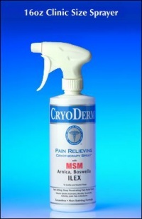 CryoDerm Pain Relief 16 Ounce Spray--Soothing Pain Relief CryoDerm Pain Relief 16 Ounce Spray--Soothing Pain Relief