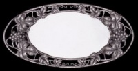 Arthur Court Grape Oval Serving Tray, 22-1/2 Inch Arthur Court Grape Oval Serving Tray, 22-1/2 Inch