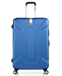 Eight, just great! Set on eight 360º spinner wheels, this dependable suitcase is ready to roll at every corner, twist and turn. Absorbing impact and protecting your belongings in divided interior compartments, the hardside construction is the perfect travel choice and expands 2 for extra packing capacity. Eight, just great! Set on eight 360º spinner wheels, this dependable suitcase is ready to roll at every corner, twist and turn. Absorbing impact and protecting your belongings in divided interior compartments, the hardside construction is the perfect travel choice and expands 2 for extra packing capacity.