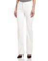 Levi's Women's 512 Petite Boot Cut Jean, White Highlighter, 16 Medium