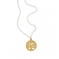 Kissika Sterling Silver Gold Plated Mulberry Tree Necklace Kissika Sterling Silver Gold Plated Mulberry Tree Necklace