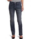 Levi's Women's Petite 525 Perfect Waist Mid Rise Straight Leg Jean