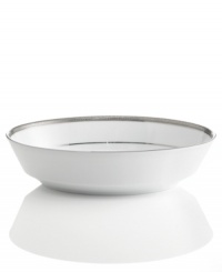 The sophisticated platinum accents of the Charter Club Grand Buffet Platinum collection add sparkle to your tabletop. Versatile vegetable bowl is an essential serving piece. The sophisticated platinum accents of the Charter Club Grand Buffet Platinum collection add sparkle to your tabletop. Versatile vegetable bowl is an essential serving piece.