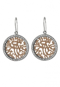 Effy Jewlery 14K Two Tone Gold Diamond Shema Earrings, .35 TCW Effy Jewlery 14K Two Tone Gold Diamond Shema Earrings, .35 TCW