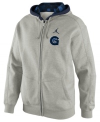 Show the Georgetown Hoyas you're proud of them in this hoodie by Nike. Show the Georgetown Hoyas you're proud of them in this hoodie by Nike.