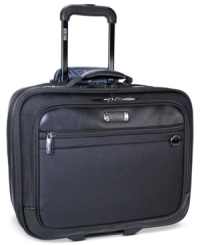 Be on top of business. A triple gusset design includes a main compartment with padded pockets for your iPad and computer, a front compartment with divided file organizer and a rear compartment for holding clothes & essentials on overnight trips. Limited lifetime warranty. Be on top of business. A triple gusset design includes a main compartment with padded pockets for your iPad and computer, a front compartment with divided file organizer and a rear compartment for holding clothes & essentials on overnight trips. Limited lifetime warranty.