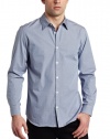 Calvin Klein Sportswear Men's Longsleeve Micro Gingham Dobby Shirt