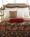 Inspired by a traditional Indian tree-of-life block print, this Lauren Ralph Lauren Cape Catherine duvet cover features exotic floral print and corded edging.