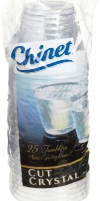 Chinet Cut Crystal Tumblers (9-Ounce), 100-Count Tumblers Chinet Cut Crystal Tumblers (9-Ounce), 100-Count Tumblers