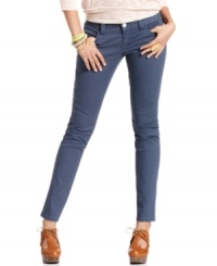 Polka dot hot, these five-pocket skinny jeans from American Rag strike a balance between playful design and serious style! Polka dot hot, these five-pocket skinny jeans from American Rag strike a balance between playful design and serious style!