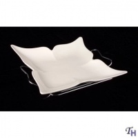 GodingerFiori 12-Inch Square Tray with Rack GodingerFiori 12-Inch Square Tray with Rack