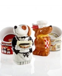 It's a dog eat world. Food bowls and treat jars indulging pups with black-tie service and inviting them to Bone Appetite are a welcome sight for pets and owners alike. It's a dog eat world. Food bowls and treat jars indulging pups with black-tie service and inviting them to Bone Appetite are a welcome sight for pets and owners alike.