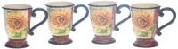 Certified International Tuscan Sunflower 15-Ounce Mug, Set of 4 Certified International Tuscan Sunflower 15-Ounce Mug, Set of 4