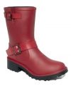 A little bit of style goes a long way. Embrace the rain in the Motto rain boots by Bootsi Tootsi.