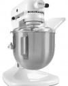 KitchenAid KSM500PSWH Pro 500 Series 10-Speed 5-Quart Stand Mixer, White