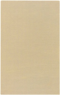 Area Rug 8x11 Rectangle Solid/Striped Sand Color - Surya Mystique Rug from RugPal Area Rug 8x11 Rectangle Solid/Striped Sand Color - Surya Mystique Rug from RugPal