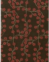 Area Rug 9x13 Rectangle Transitional Chocolate Color - Surya Bombay Rug from RugPal