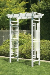 Greenstone White Wedding Arbor Greenstone White Wedding Arbor