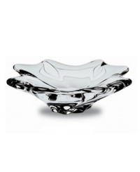 Made in France of solid crystal, the Baccarat Cadix dish is a beautiful example of how fine crystal can elevate the mood of a table or a room with its impressive weight and clarity. Works beautifully as the centerpiece for special occasion tables. Made in France of solid crystal, the Baccarat Cadix dish is a beautiful example of how fine crystal can elevate the mood of a table or a room with its impressive weight and clarity. Works beautifully as the centerpiece for special occasion tables.