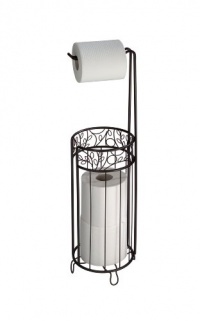 InterDesign Twigz Toilet Tissue Roll Stand Plus, Bronze InterDesign Twigz Toilet Tissue Roll Stand Plus, Bronze