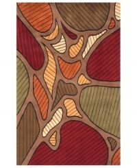 Far from ordinary, Momeni's ultracontemporary New Wave rug takes any room from simple to sensational in seconds! With a bold, colorblocked pattern in earthy hues, the hand-tufted wool rug offers chic style and an irresistibly soft hand. Far from ordinary, Momeni's ultracontemporary New Wave rug takes any room from simple to sensational in seconds! With a bold, colorblocked pattern in earthy hues, the hand-tufted wool rug offers chic style and an irresistibly soft hand.